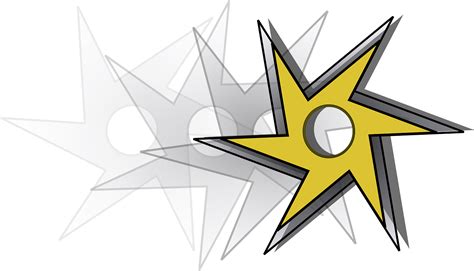 Shuriken Ninja Star Throwing Free Vector Graphic On Pixabay