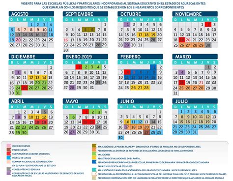 Este Es El Calendario Escolar 2018 2019 Kulturaupice
