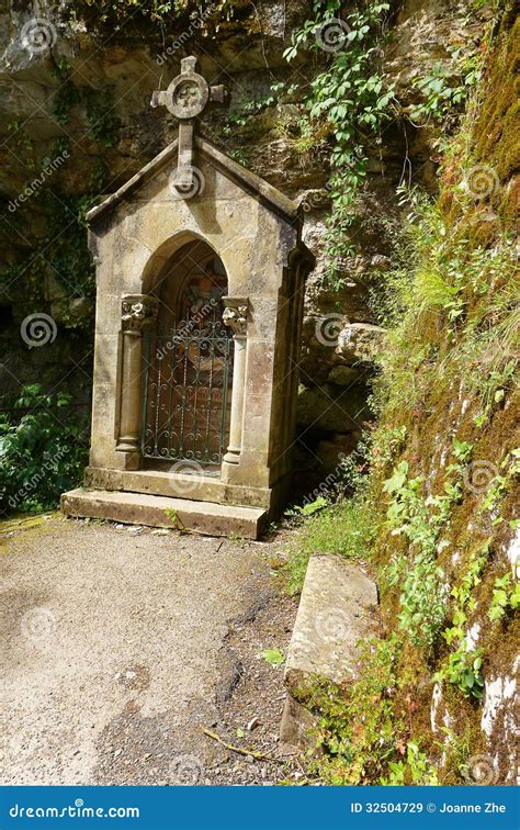 Ancient Catholic Shrine Rocamadour France Royalty Free Stock Images