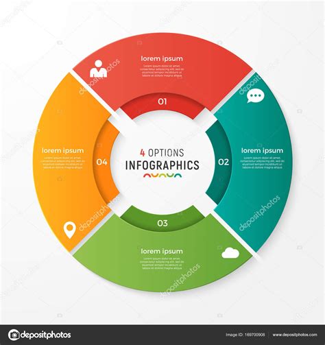 Vector Circle Chart Infographic Template For Presentations Adve