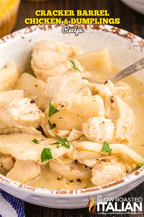 Cracker Barrel Chicken And Dumplings Recipe