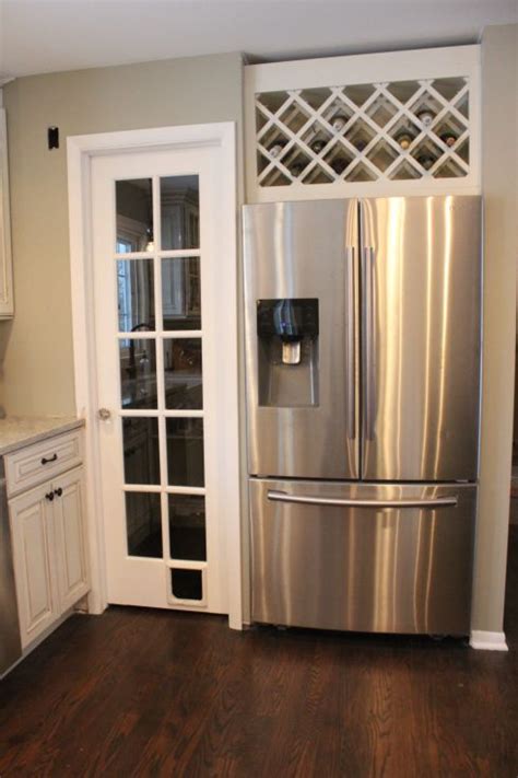 Wet bar by kitchen design diary. Kitchen Renovation Part IV: Almost Done! | Fridge decor ...