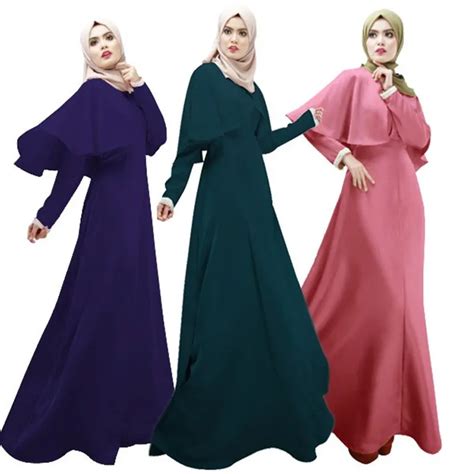 Islamique Abaya Musulman Robe Caftan Arabe Pakistan Turc Jilbabs Costume Pour Femmes Vêtement