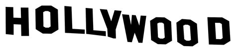 Explore 115 hollywood sign png images on pngarea. SI HOLLYWOOD POUVAIT PARLER. - Badoomba