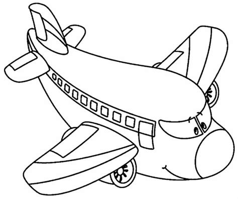 50 Desenhos Para Colorir De Avião Dicas Práticas