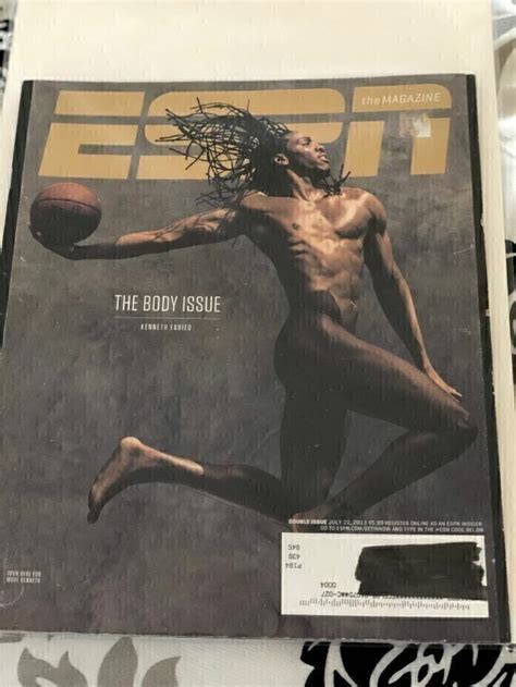 Espn Magazine Body Issue Kenneth Faried Nba Basketball Miesha Tate Naked Ebay