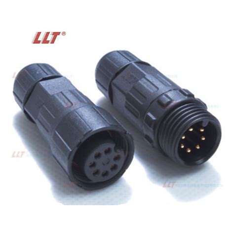 Llt Ip67 Ip68 M16 2 3 4 5 6 7 8 Pins Waterproof Battery Signal