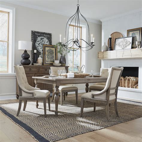 Liberty Furniture Americana Farmhouse Transitional Five-Piece