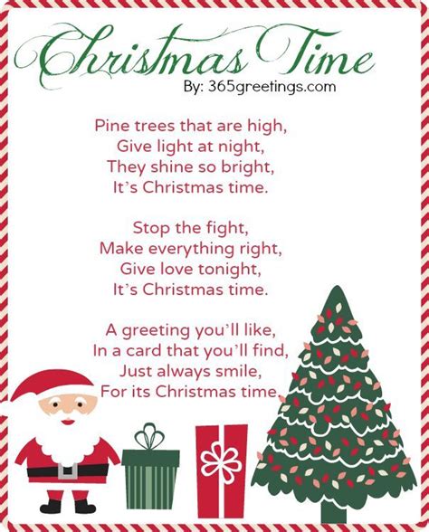 Christmas Poems For Kids Christmas Celebrations Short Christmas