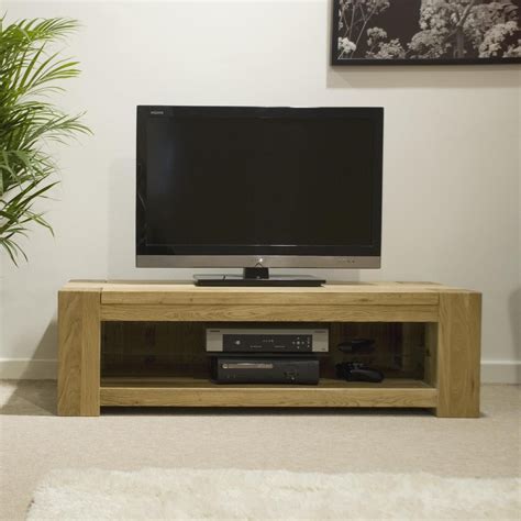 Rhino Oak Medium Tv Unit Light Oak Furniture Solid Oak Furniture Oak