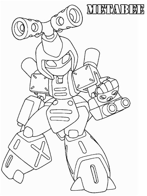 Desenhos De Medabots Metabee Para Colorir E Imprimir Colorironline Com