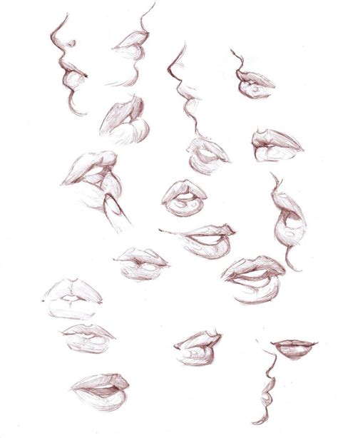 Lips Drawing Reference And Sketches For Artists Lips Drawing Human