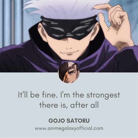 20 Powerful Jujutsu Kaisen Quotes By Gojo Satoru Anime Galaxy