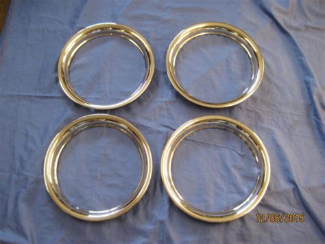 Set Of 4 Mgb 14 Rostyle Stainless Steel Wheel Trims Glz226zx4