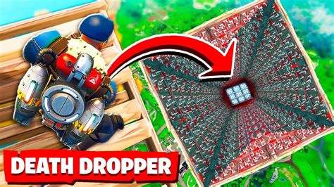 New Fortnite Death Dropper Gamemode In Fortnite Battle Royale Youtube