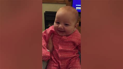 Cute Baby First Laugh Youtube