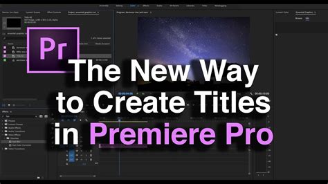 Adobe Premiere Pro Graphics Templates
