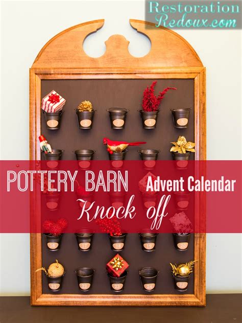 Последние твиты от pottery barn (@potterybarn). Pottery Barn Advent Calendar Knock Off - Daily Dose of Style