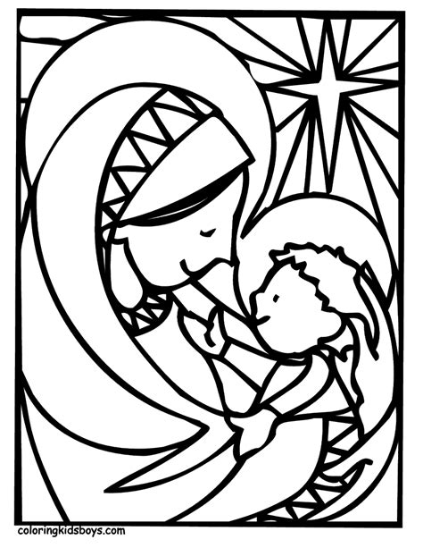 Little ones love baby jesus coloring sheets! Christmas Coloring Page Jesus - Coloring Home