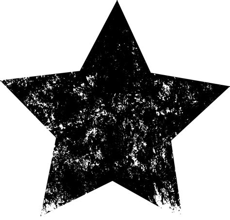 Grunge Estrella Png Transparente Stickpng