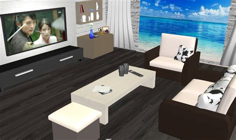 3d Model Animated Realtime Living Room Cgtrader