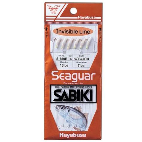 Hayabusa Sabiki Rig Seaguar Fluorocarbon Line Salt H2o Custom Tackle