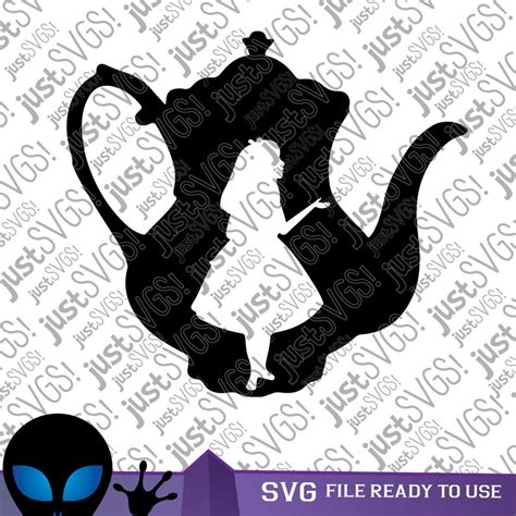 Alice In Wonderland Free Svg - Layered SVG Cut File - Download Free