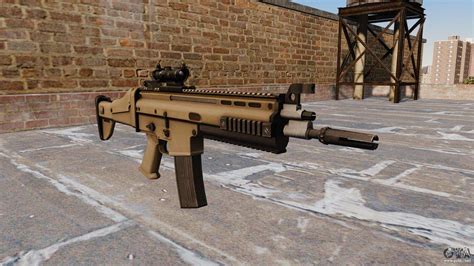 Automatic Fn Scar L For Gta 4