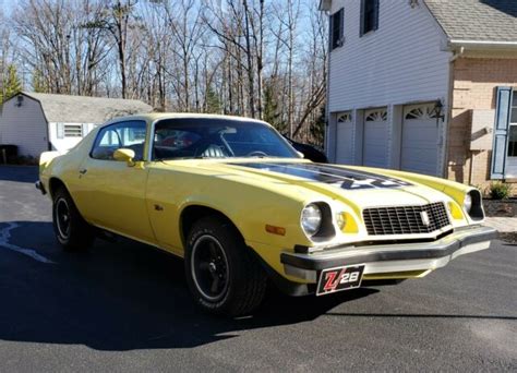 1974 Chevy Camaro Z28 Factory 4 Spd With Air Conditioning For