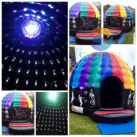 Disco Dome Inflatable Bounce House With Ce Blower China Disco Dome