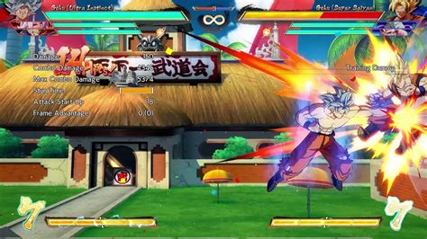 Dragonball Fighterz Ui Goku Corner Combo 1 Youtube