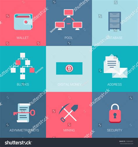Binance mines about 11% of all blocks 6. Flat Bitcoin Cryptocurrency Digital Money Mining Blocks ...