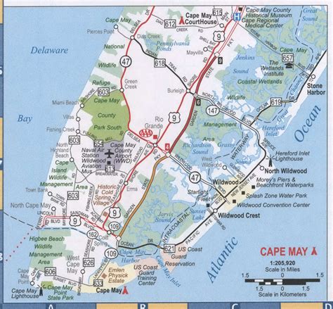 Cape May City Map Printable