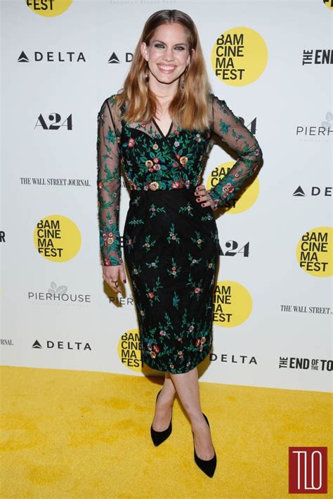 Anna Chlumsky In Suno At The End Of Tour Ny Screening Tom Lorenzo
