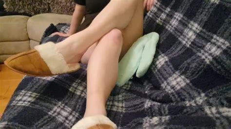 Babe Saucy Shoeplay Tease In Fluffy Mule Slippers Xxx Mobile Porno