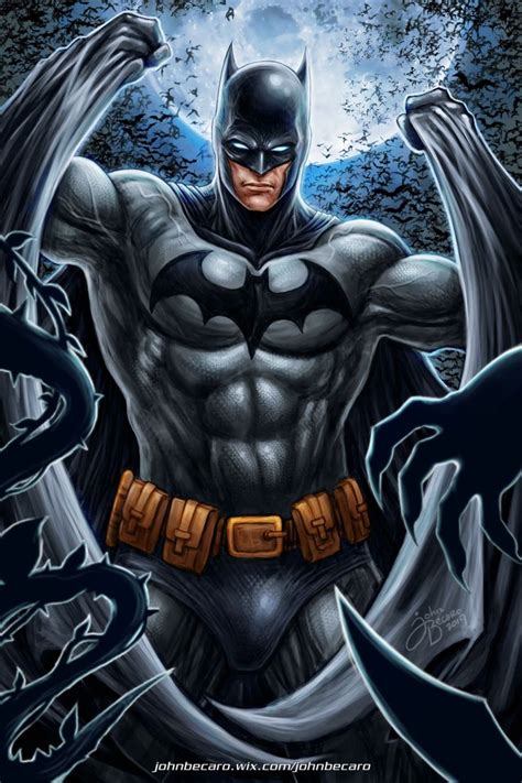Batman Flex By Johnbecaro On Deviantart Batman Comic Cover Batman