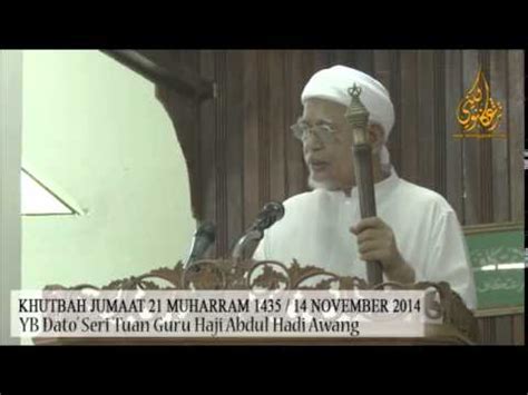 Setiap negeri ada kalau tak silap saya. KHUTBAH JUMAAT 21 MUHARRAM 1436 / 14 NOVEMBER 2014 - YouTube