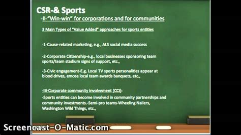 Social Responsibility in Sports - YouTube