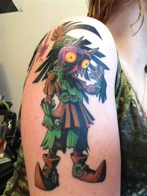 Majora's mask introduced the world to the unique artistic bent of director eiji aonuma, who would later return to direct such games as the legend of zelda: Majora's mask tattoo #zelda #nintendo | tattoos | Pinterest | Masks, Zelda and Tattoos and body art
