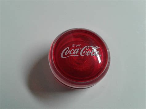 Vintage Coca Cola Yo Yo Translucent Red Clear Etsy