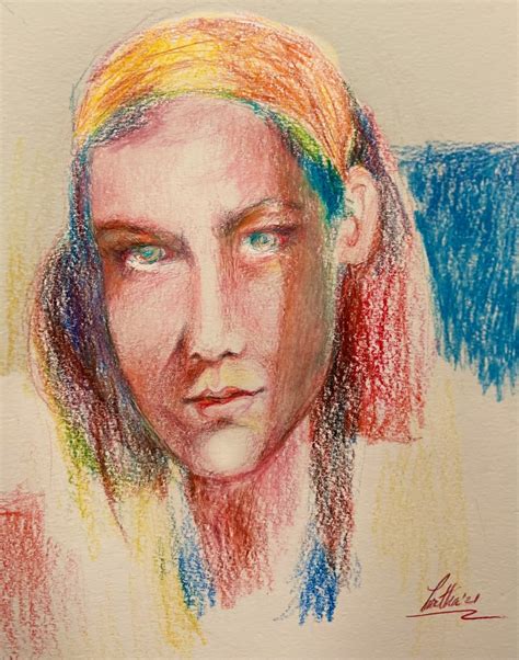 My Project In Expressive Portrait Drawing With Soft Pastels Course Domestika
