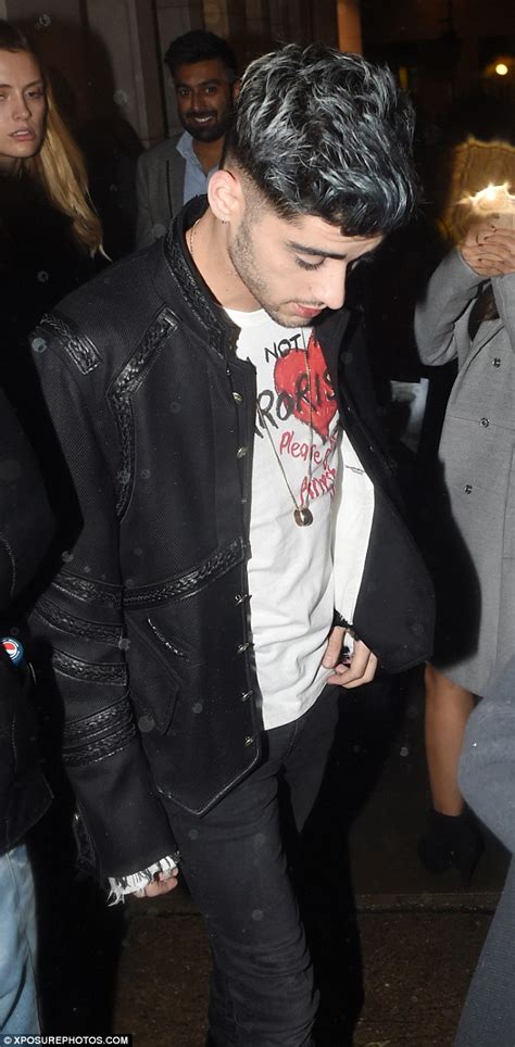 Zayn Malik Leaves Dinner Date With Blonde Perrie Edwards Lookalike