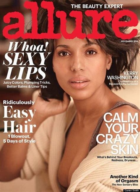 Kerry Washington Covers Allure Magazine Fresh Faced Mythirtyspot
