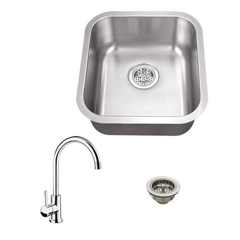 That doesn't mean this undermount kitchen sink reviews are that bad, as it provides customers features like heat, stain, dent resistant and the company the design of this undermount stainless steel kitchen sink is sloped like x grooves that help to drain more quickly than usual single bowl. IPT Sink Company All-in-One Undermount Stainless Steel 16 ...
