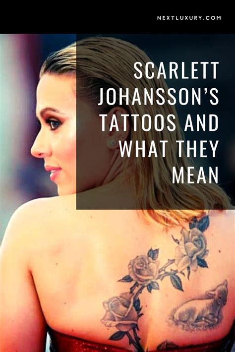 Scarlett Johanssons Tattoos 2021 Celebrity Ink Guide Scarlett