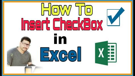 How To Insert Checkbox In Excel Youtube
