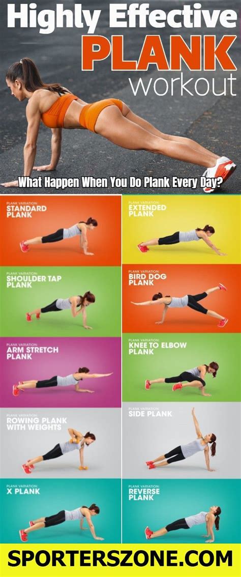 Highly Effective Plank Plank Workout Gym Workout Tips Workout For