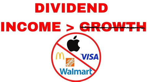 Why I Invest For High Dividend Income Over Growth Youtube