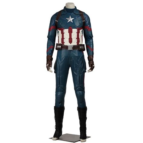 Captain America Deluxe Men Costumes Deluxe Theatrical Quality Adult