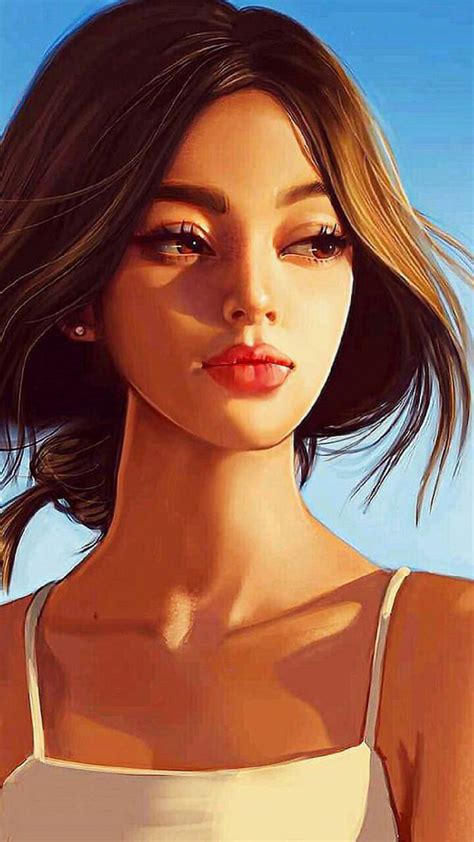 Pin By On Wallpapers Digital Portrait